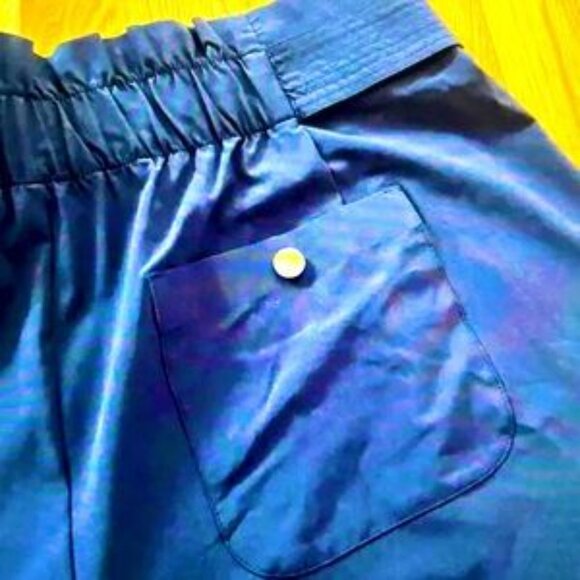 NEW ATHLETA Women's Skyline Shorts II Decorative Tie navy Blue Size 22 feather - Picture 3 of 5